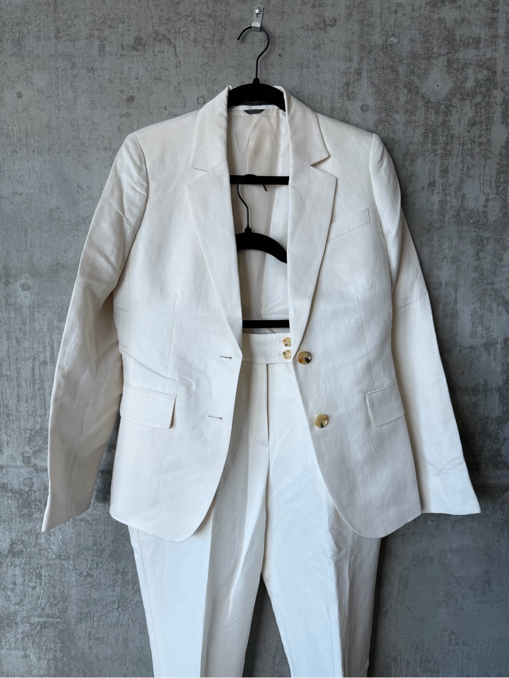 Indochino Ivory Linen and Silk Suit